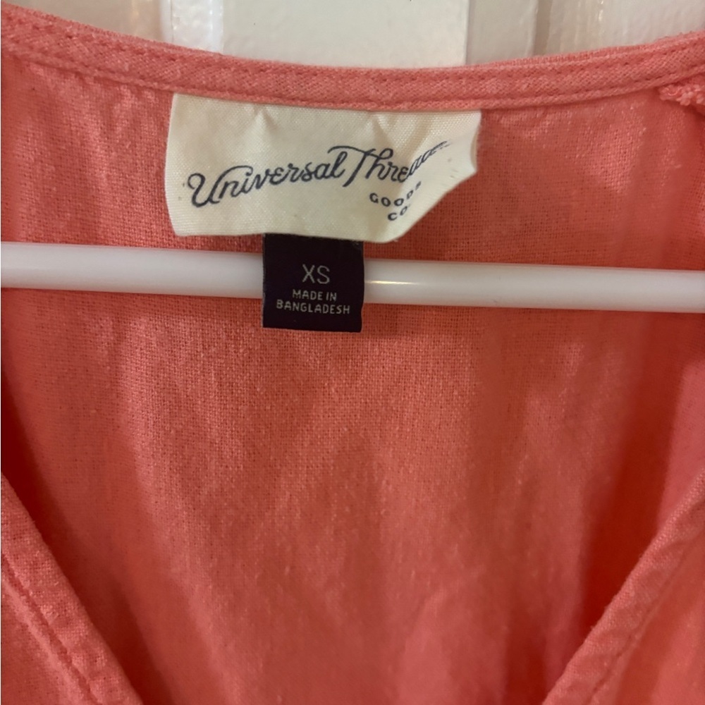 Universal Thread Coral Mini Dress - Picture 2 of 3